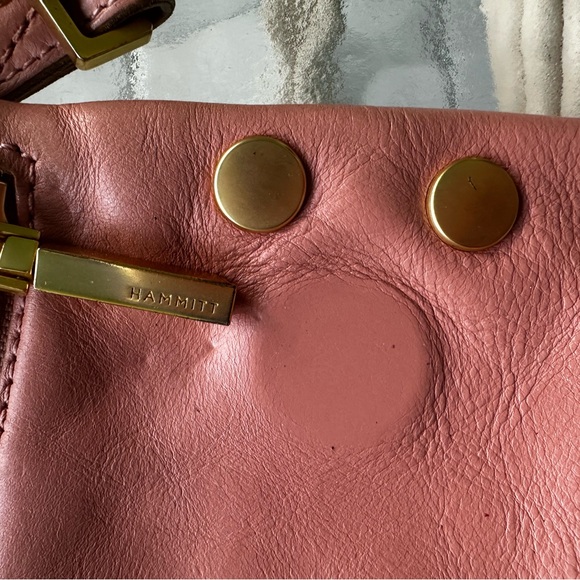 Pink Leather Shoulder Bag by Hammitt - Picture 6 of 8